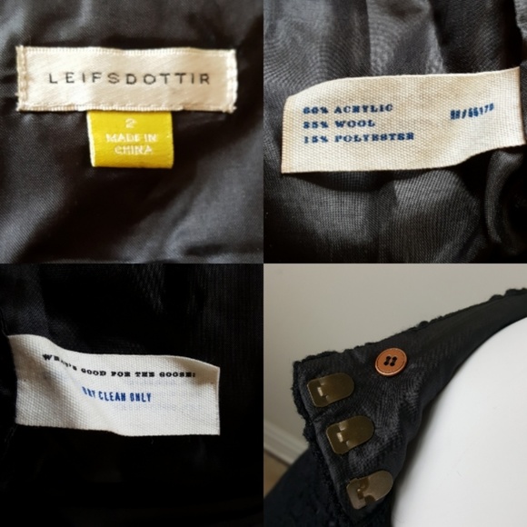 Anthro Leifs Dottir Eyelet Lace and Pleated Skirt - Picture 5 of 8